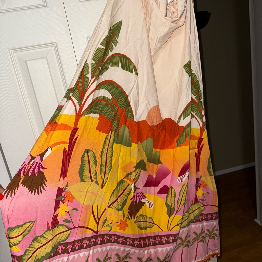 Tropical Print Women's Skirt